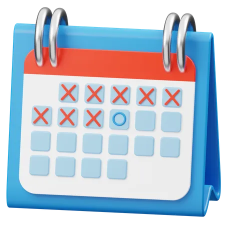 Reisekalender  3D Icon