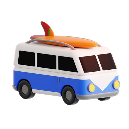 Reisebus  3D Icon