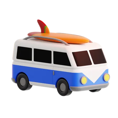 Reisebus  3D Icon