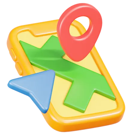 Reisestandort  3D Icon