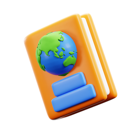 Reisepass  3D Icon