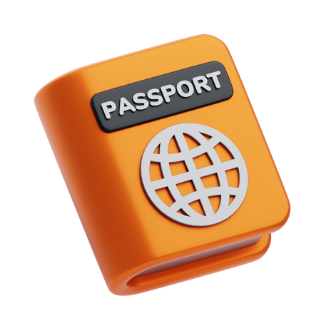 Reisepass  3D Icon