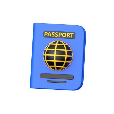 Reisepass  3D Icon