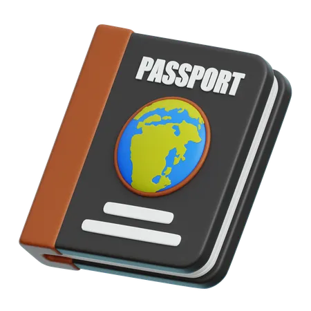 Reisepass  3D Icon