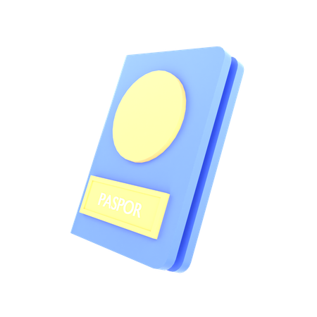 Reisepass  3D Icon