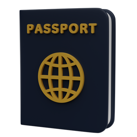 Reisepass  3D Icon