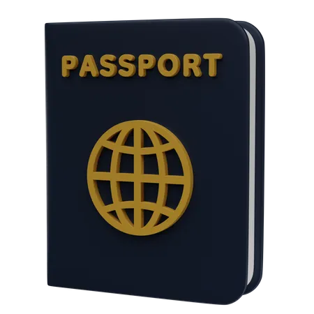 Reisepass  3D Icon