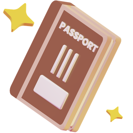Reisepass  3D Icon
