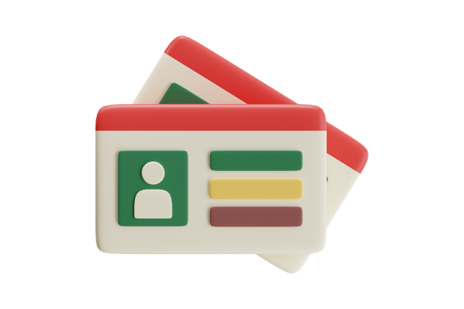 Reisepass-Identität  3D Icon