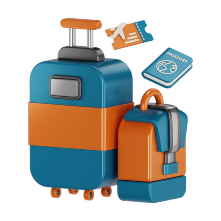 Reisetasche  3D Icon