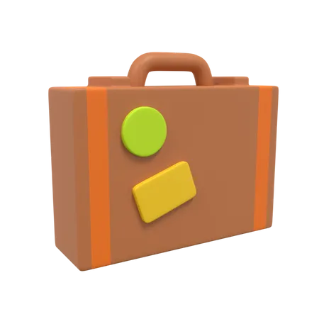 Reisetasche  3D Illustration