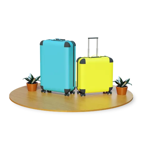 Reisetasche  3D Illustration