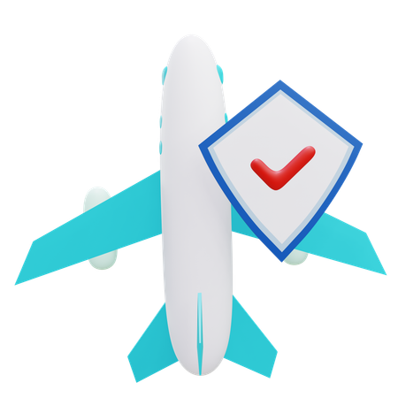 Reiseversicherung  3D Icon