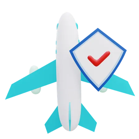 Reiseversicherung  3D Icon