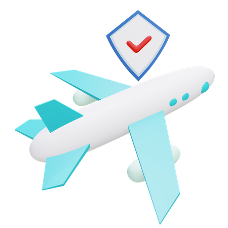 Reiseversicherung  3D Icon