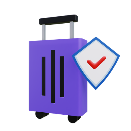 Reiseversicherung  3D Icon