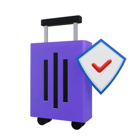 Reiseversicherung  3D Icon