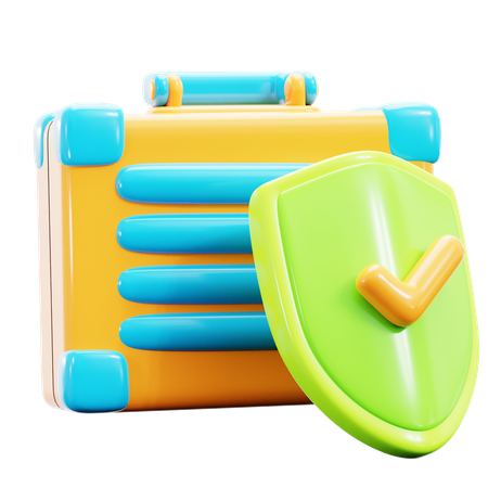 Reiseversicherung  3D Icon