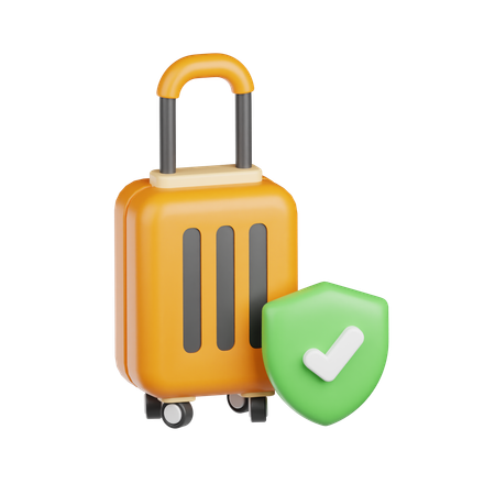 Reiseversicherung  3D Icon