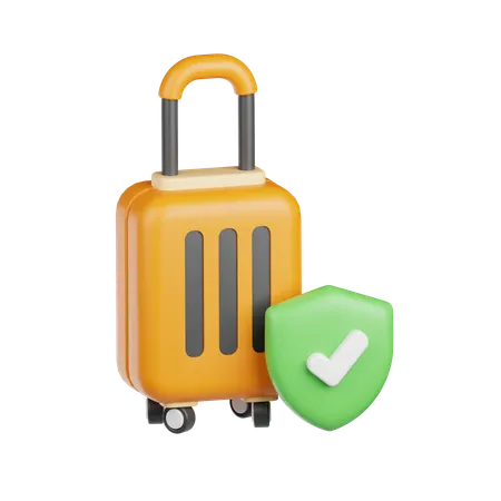 Reiseversicherung  3D Icon