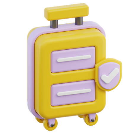 Reiseversicherung  3D Icon