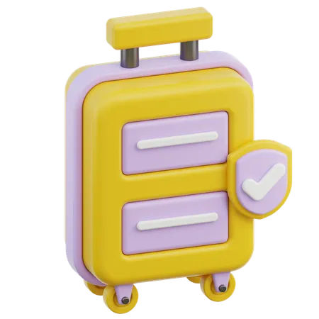 Reiseversicherung  3D Icon