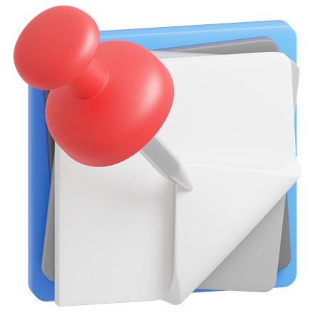 Reißzwecke  3D Icon