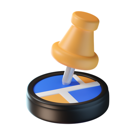 Reißzwecke  3D Icon