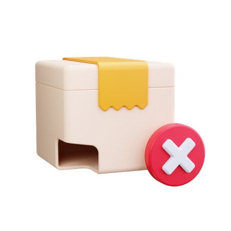 거부하다  3D Icon