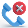 3d reject call logo