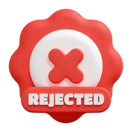 Rejected Illustration 3D Icon
