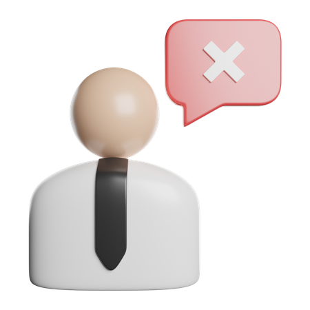Rejected  3D Icon
