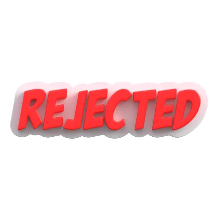 Rejected  3D Icon