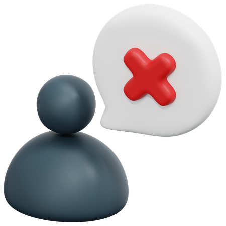 Rejected  3D Icon