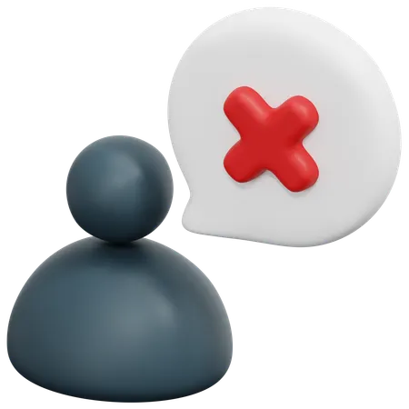 Rejected  3D Icon
