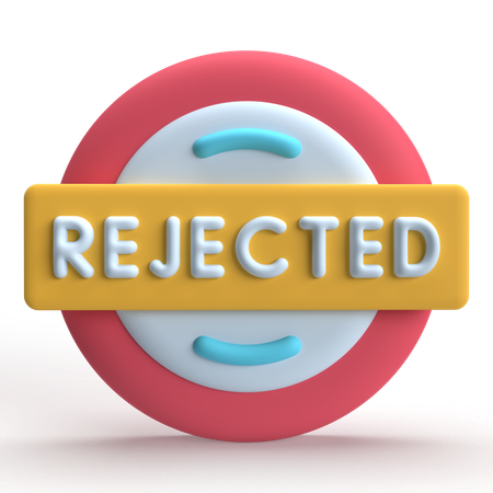 Rejected  3D Icon