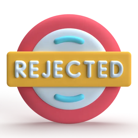 Rejected  3D Icon