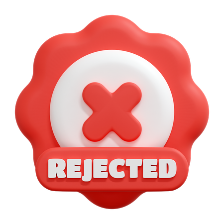 Rejected  3D Icon