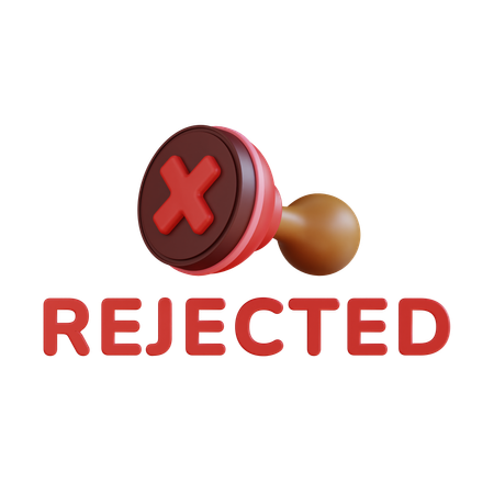 Rejected  3D Icon