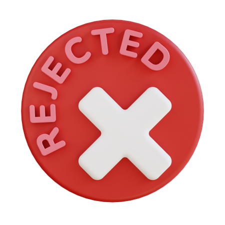 Rejected  3D Icon