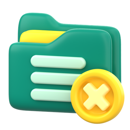 Rejected Data  3D Icon