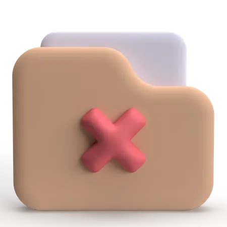 Rejected File  3D Icon