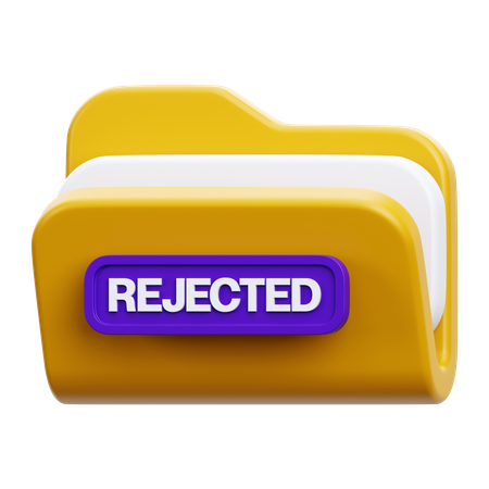 Rejected Folder  3D Icon