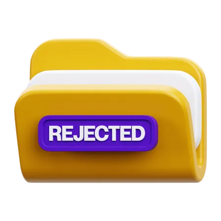 Rejected Folder  3D Icon