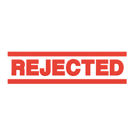 Rejected Label 3D Icon