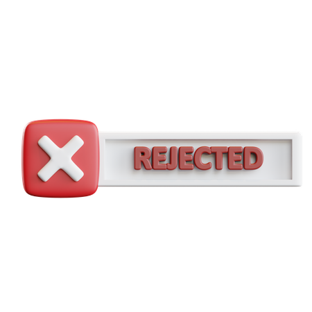 Rejected Sign  3D Icon