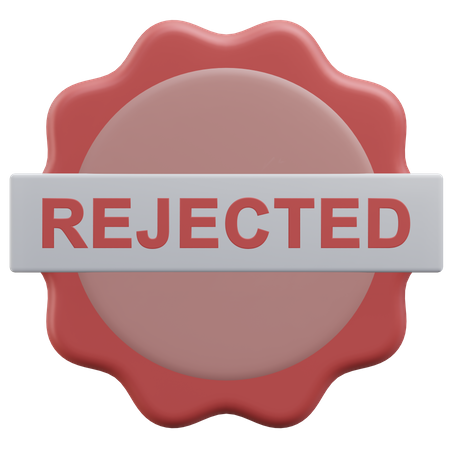 Rejected Sign  3D Icon