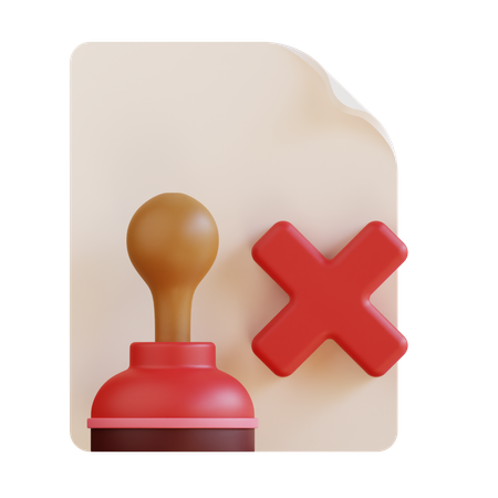 Rejeitado  3D Icon