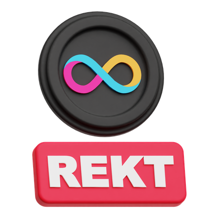 인터넷 컴퓨터 rekt  3D Icon