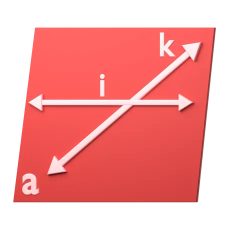 Relación de rectas y rectas en el plano a  3D Icon